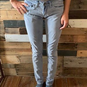 Corduroy grey blue pants